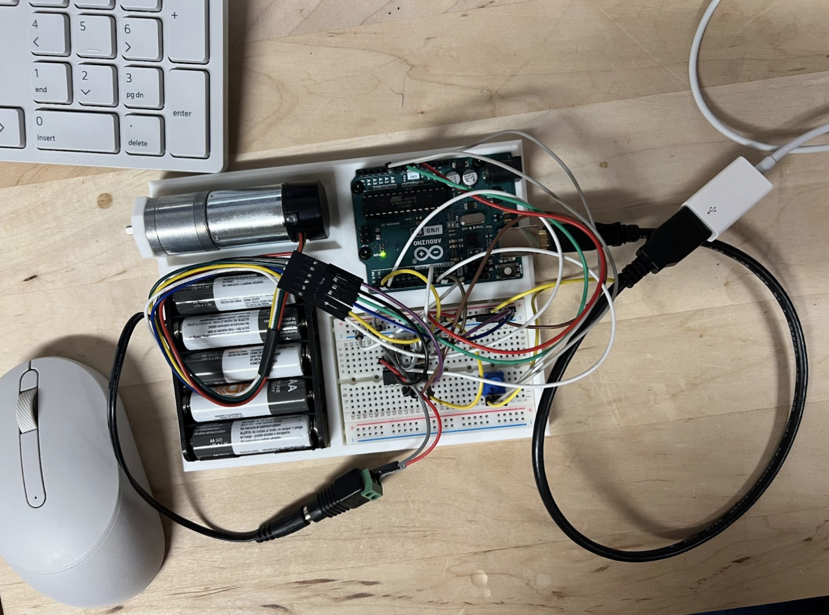 DC Motor Control Setup