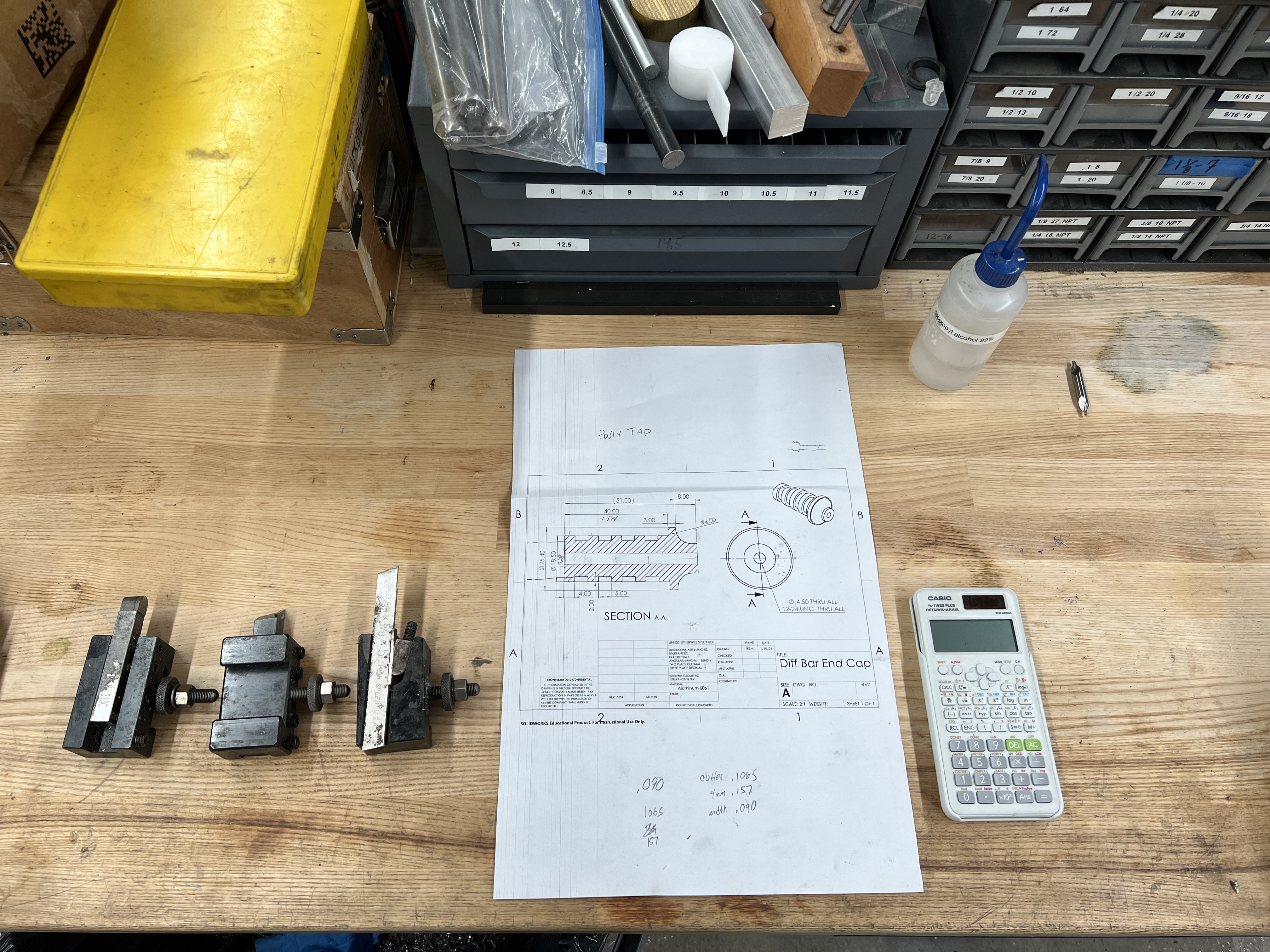 Technical drawing and project setup